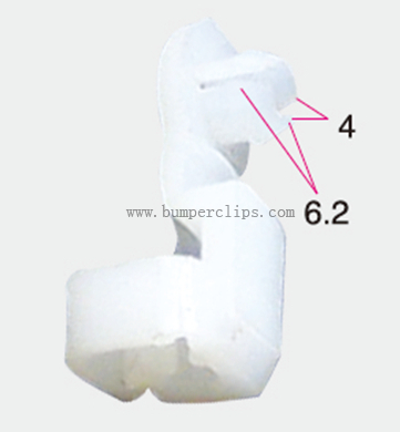 100PCS Auto Fastener Plastic Clips #004